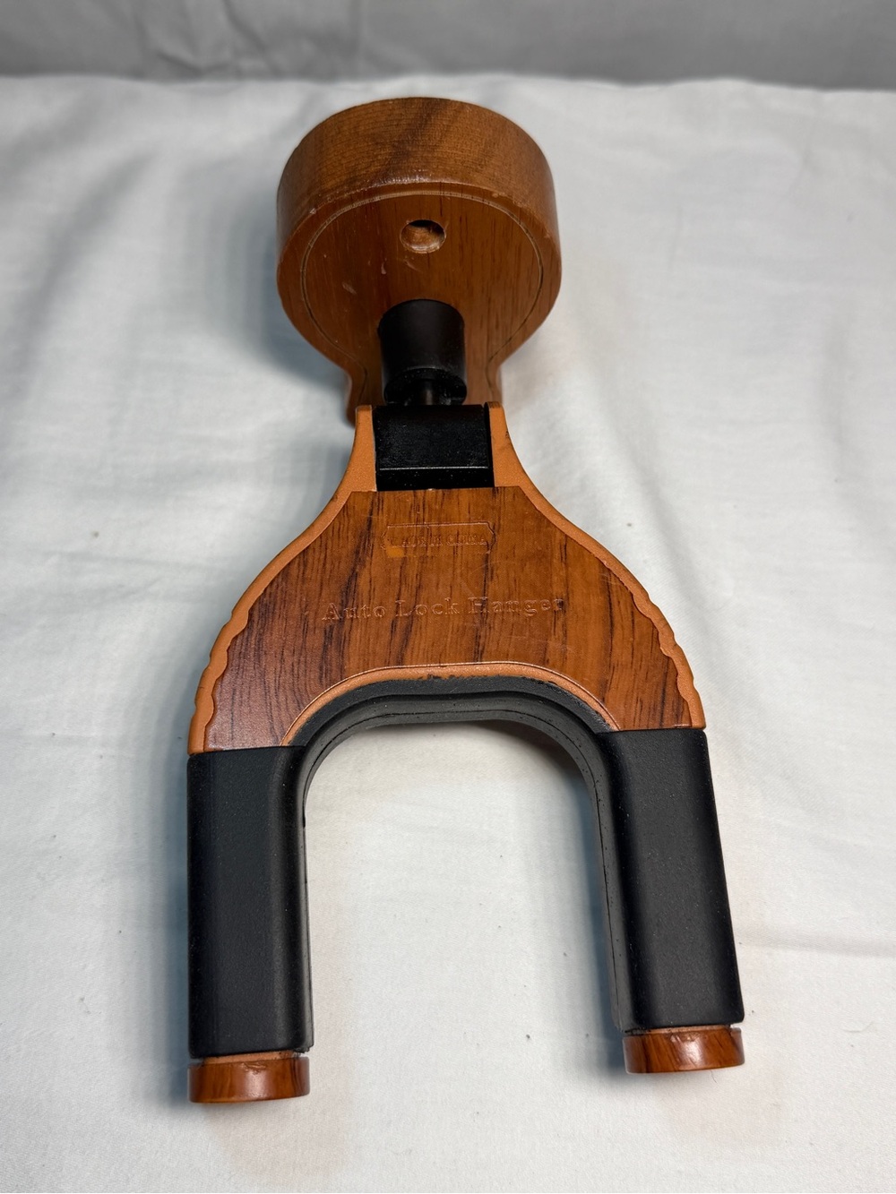 Wood and Black Guitar Wall Mount - Unbranded
